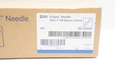 BD 305826 Eclipse Ndle 23G x 1inch - Case of 100